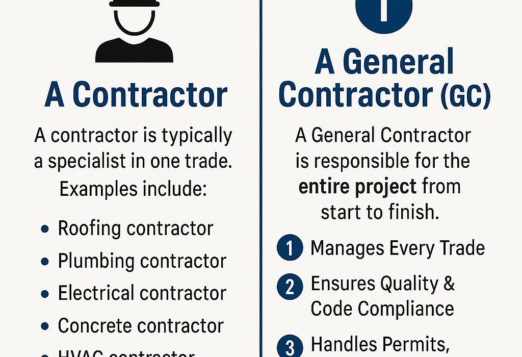 general contractor vs contractor